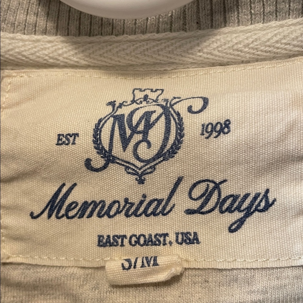 Gray Memorial Days Crewneck Sweatshirt - Picture 5 of 7